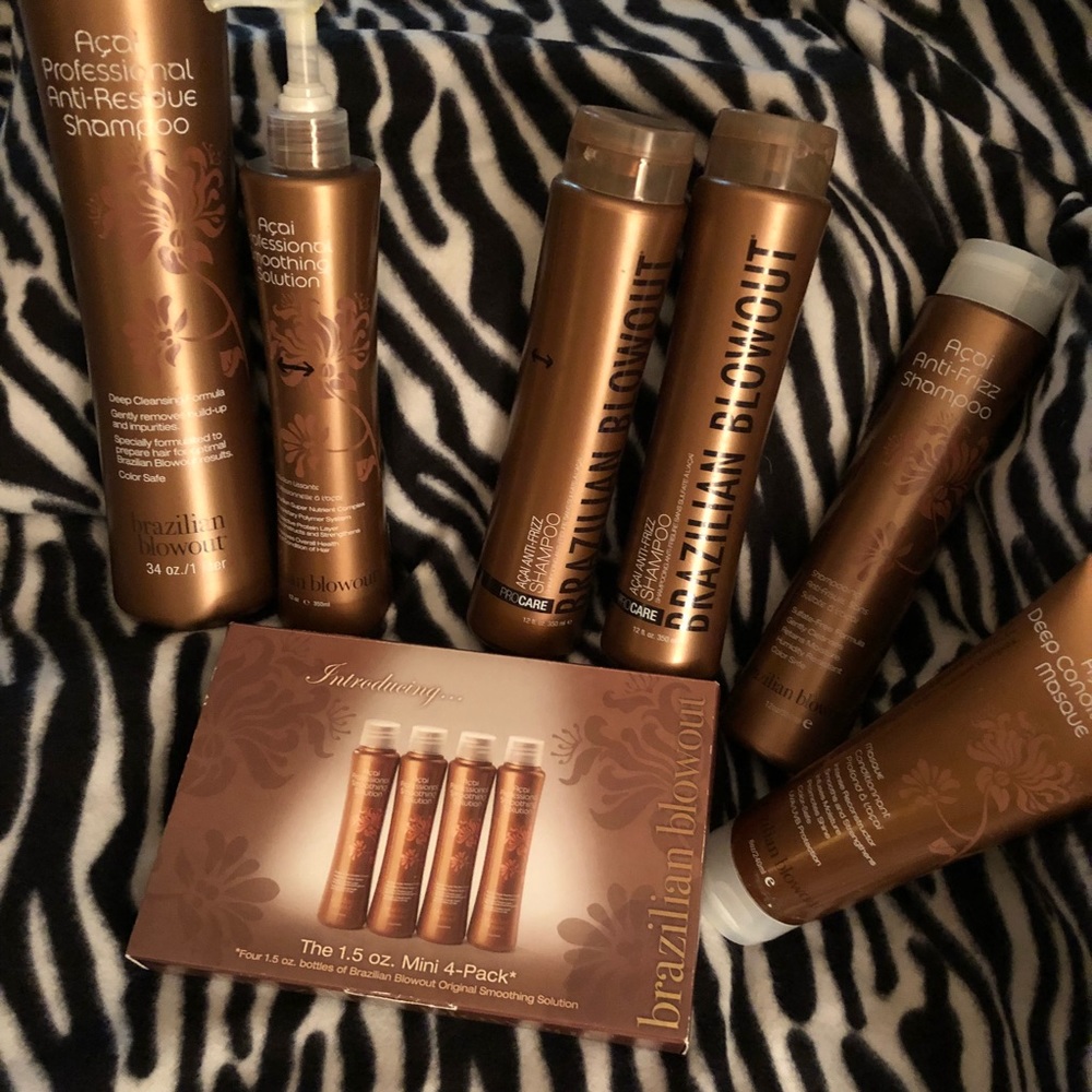 SOLD on ♏️!  Brazilian Blowout Treatment Bundle!